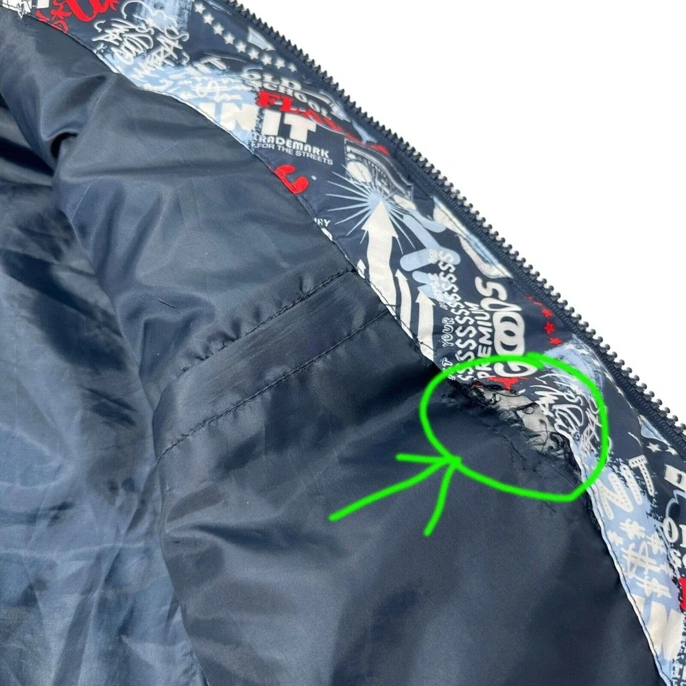G-UNIT‎ x Premium Goods 50¢ Puffer Jacket Vest Size XL Hip Hop Streetwear Y2K